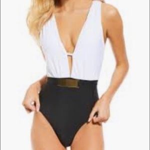 NWOT Sexy Belted Swimsuit